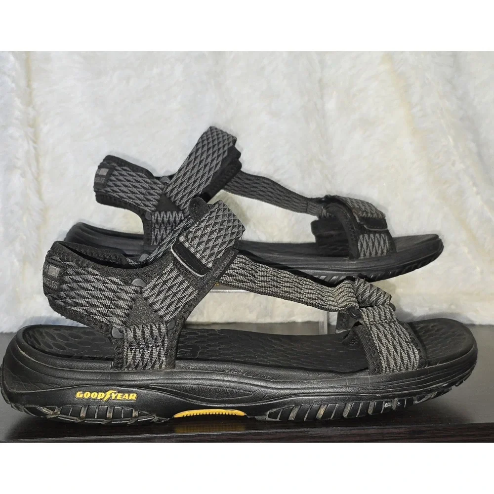 Sketchers Black Sandals Size 12 Riptide Adjustable Straps Hiking‎ Outdoors
